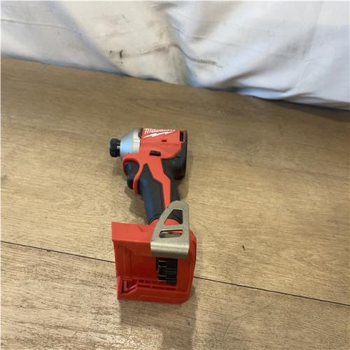 AS-IS Milwaukee  18V Lithium-Ion Brushless Cordless 1/4 in. Compact Impact Driver (Tool Only)