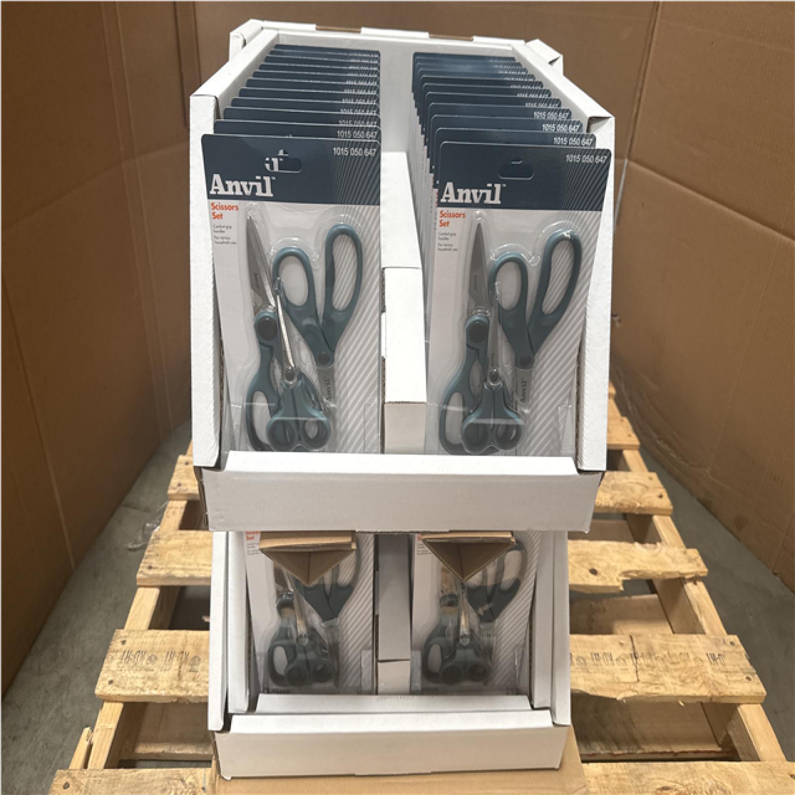 CALIFORNIA LIKE NEW ANVIL SCISSORS SET 44UNITS