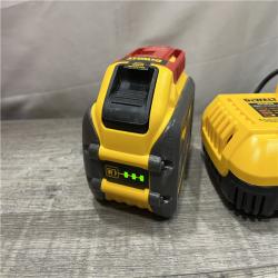 AS-IS DEWALT 20V/60V MAX FLEXVOLT Lithium-Ion 9.0Ah Battery and Charger Starter Kit
