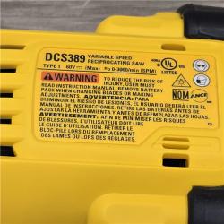 AS-IS DeWalt FLEXVOLT 60V MAX Cordless Reciprocating Saw (Tool-Only)