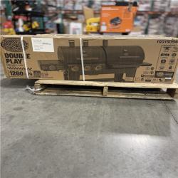 DALLAS LOCATION- NEW!- Char-Griller Double Play 1 260 sq.  in. 3-Burner Gas and Charcoal Grill in Black