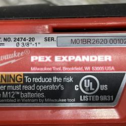 AS-IS Milwaukee Cordless PEX Expansion Tool Kit