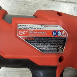 AS-IS Milwaukee FUEL 18-Volt Lithium-Ion Brushless Cordless Gen II 16-Gauge Angled Finish Nailer (Tool-Only)
