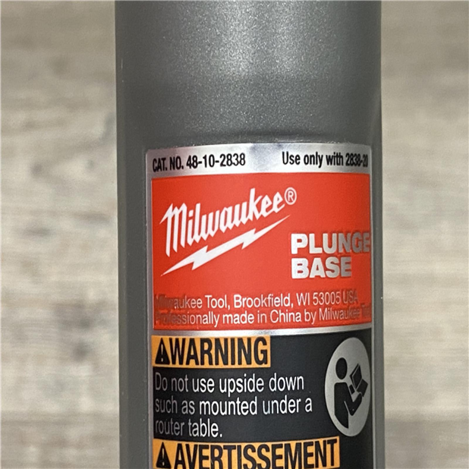 AS-IS Milwaukee 18 FUEL 1/2 in. Plunge Base Only