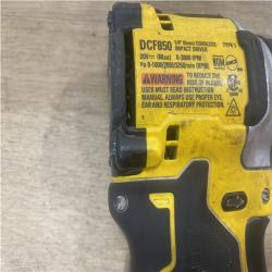 AS-IS DEWALT ATOMIC 20V MAX Lithium-Ion Cordless 1/4 in. Brushless Impact Driver Kit