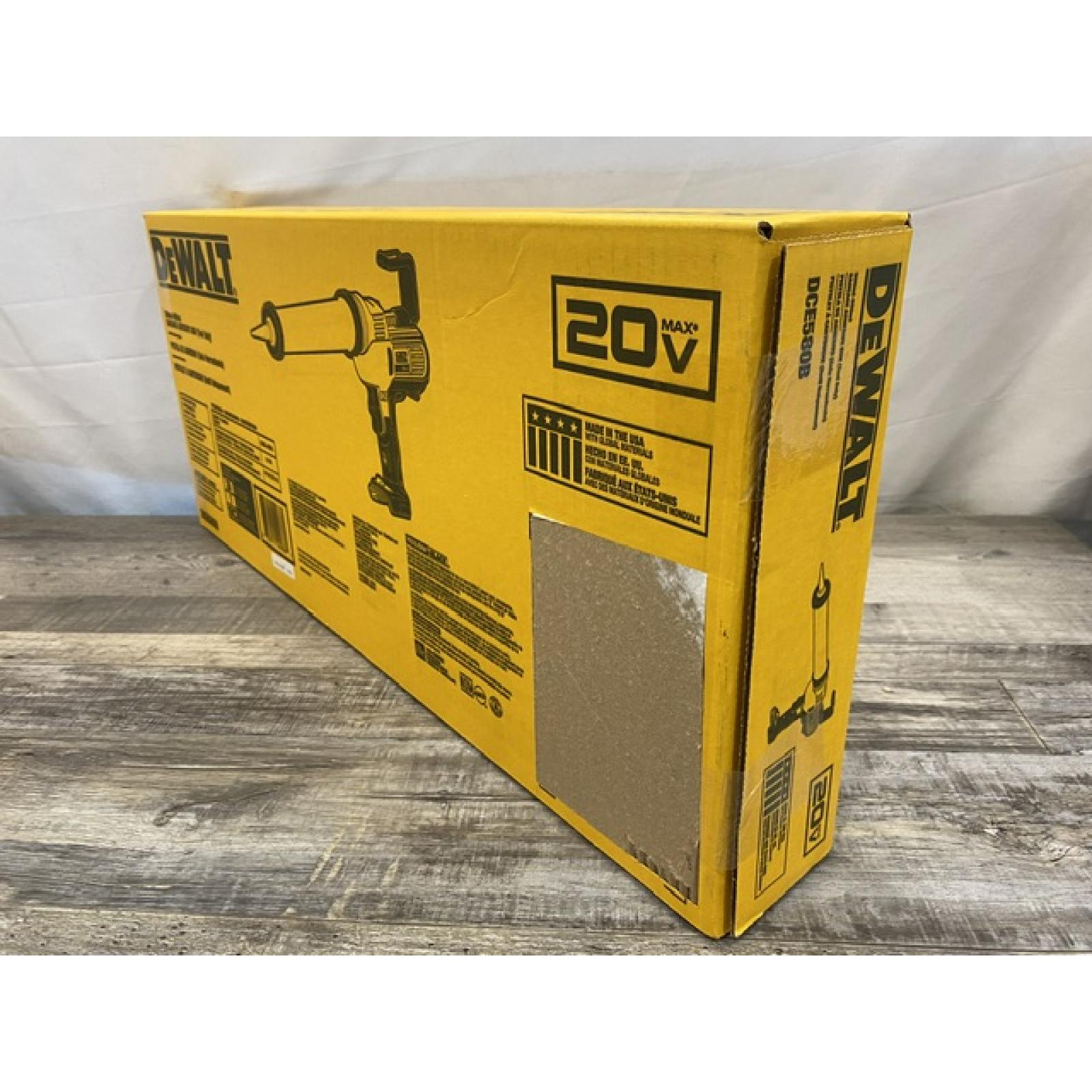NEW - DEWALT 20V MAX Cordless 300-600 ml Sausage Pack Adhesive Gun (Tool Only)