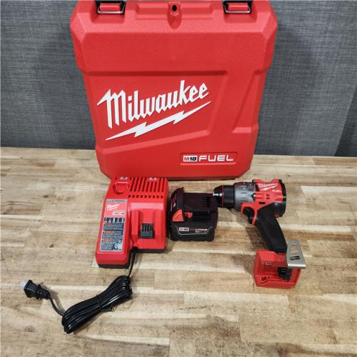 HOUSTON LOCATION - AS - IS Milwaukee FUEL 18V Lithium-Ion Brushless Cordless 1/2 in. Hammer Drill Driver Kit