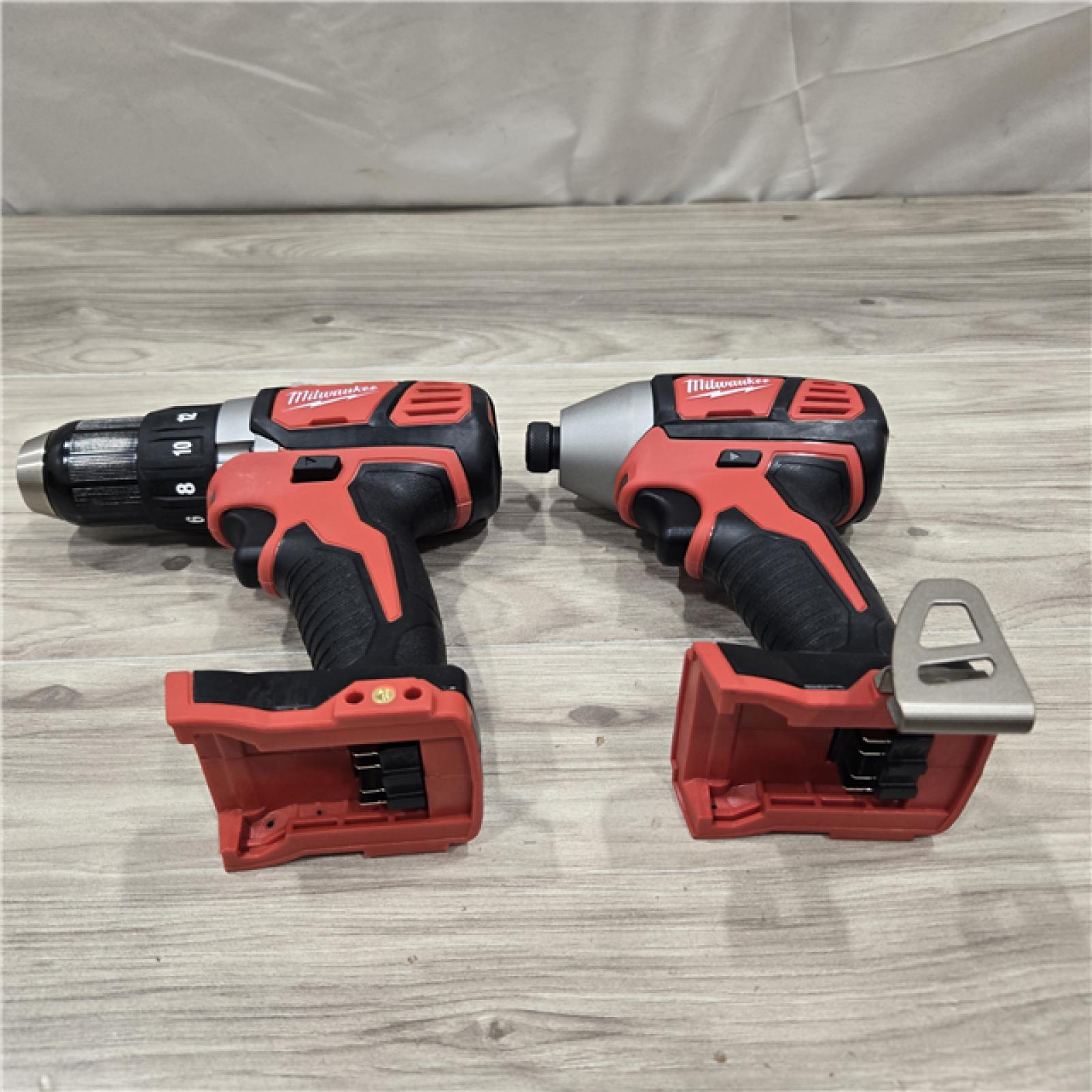 AS-IS Milwaukee 18V Cordless 2-Tool Drill/Driver and Impact Driver Kit