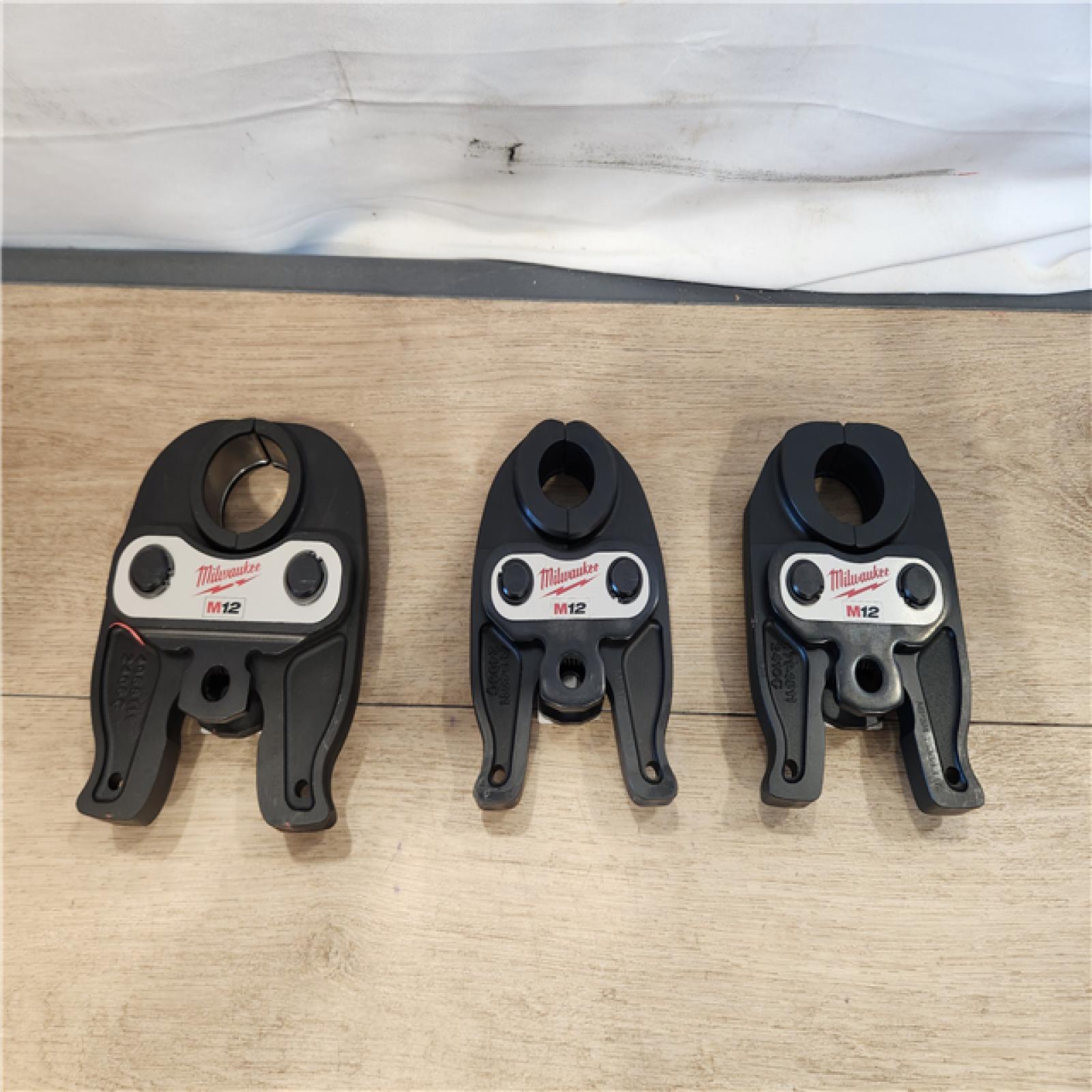 AS-IS- Milwaukee 1/2-in-1-in IPS-P Press Jaw Kit for M12 FORCE LOGIC Press Tool