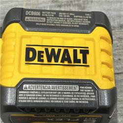 AS-IS DEWALT FLEXVOLT 20V/60V MAX Lithium-Ion 6.0Ah Battery Pack with Charger
