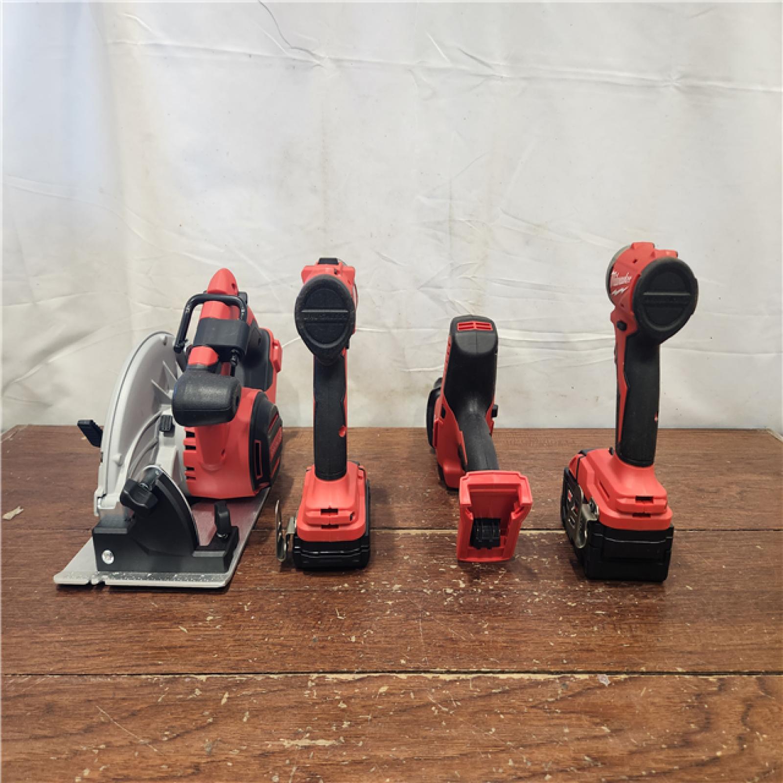 AS-IS- Milwaukee M18 4-Tool Combo Kit