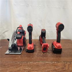 AS-IS- Milwaukee M18 4-Tool Combo Kit