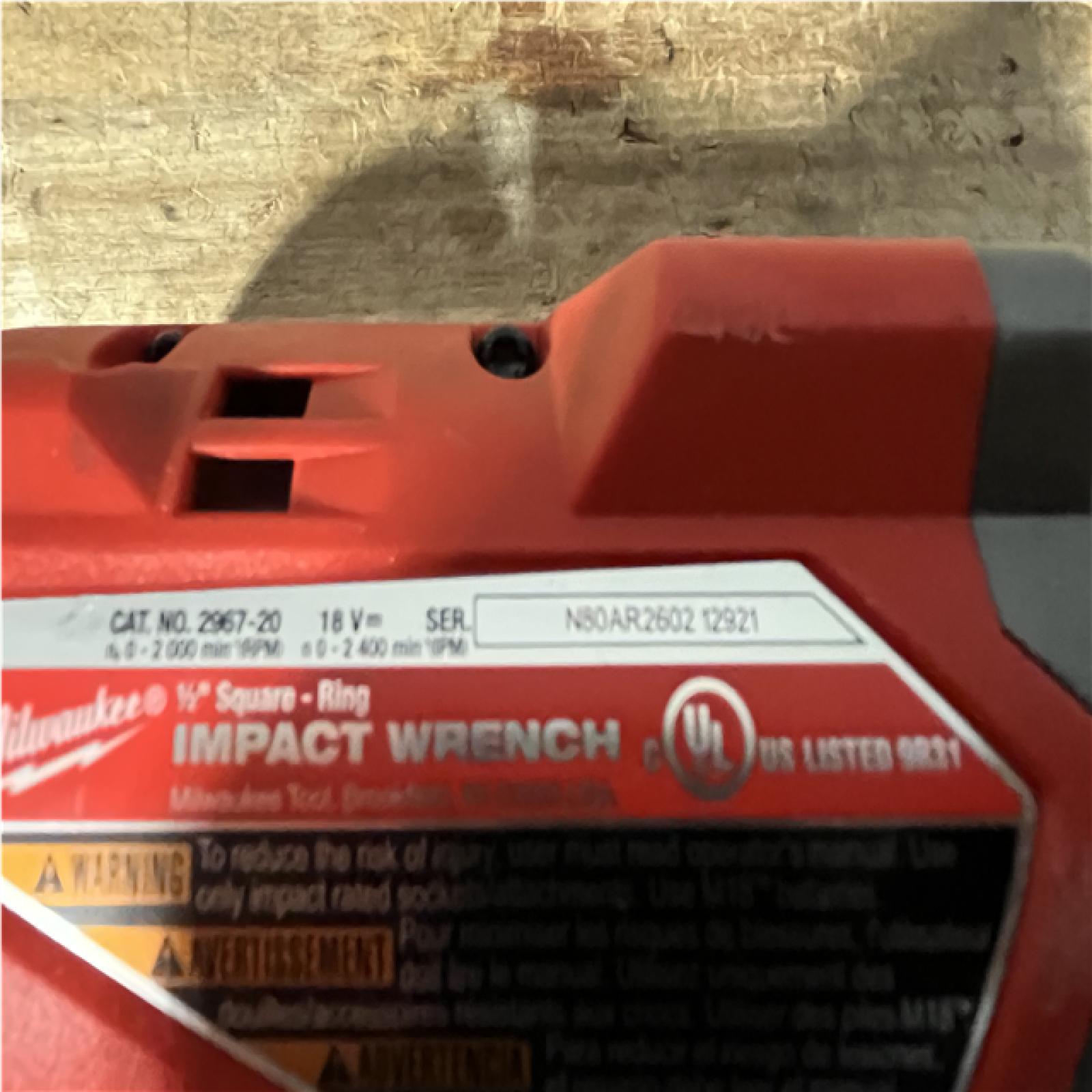 Houston Location AS-IS Milwaukee FUEL Impact wrench