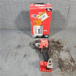 HOUSTON LOCATION - AS-IS Milwaukee M18 18V Fuel 1/2  Mid-Torque Impact Wrench Cordless Lithium-Ion Brushless with Friction Ring 2962-20 (TOOL ONLY)