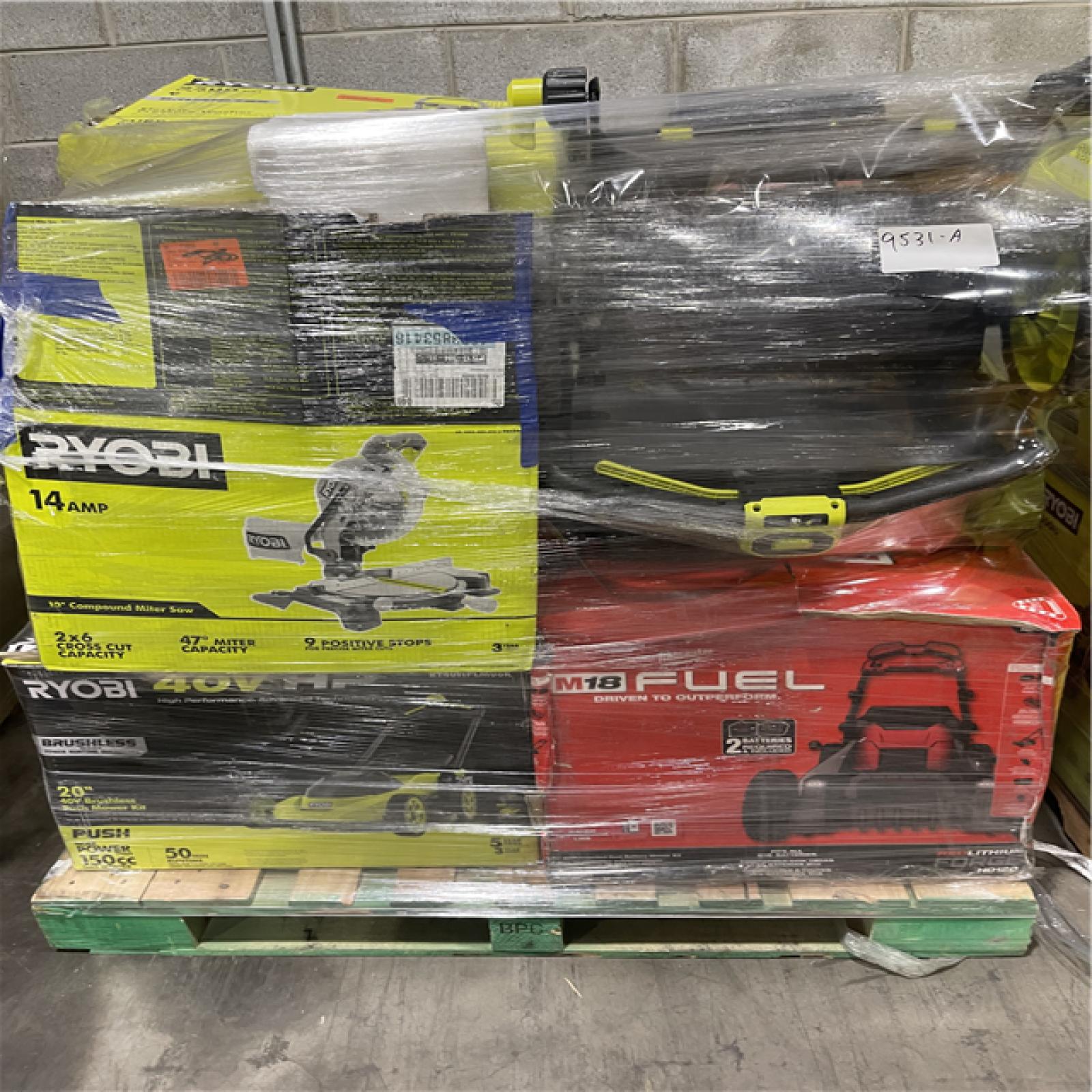 Pittston Location As-Is Power Tools Partial Truckload (13 pallets) 9781-A