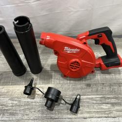AS-IS Milwaukee 18-Volt Lithium-Ion Cordless Compact Blower (Tool-Only)