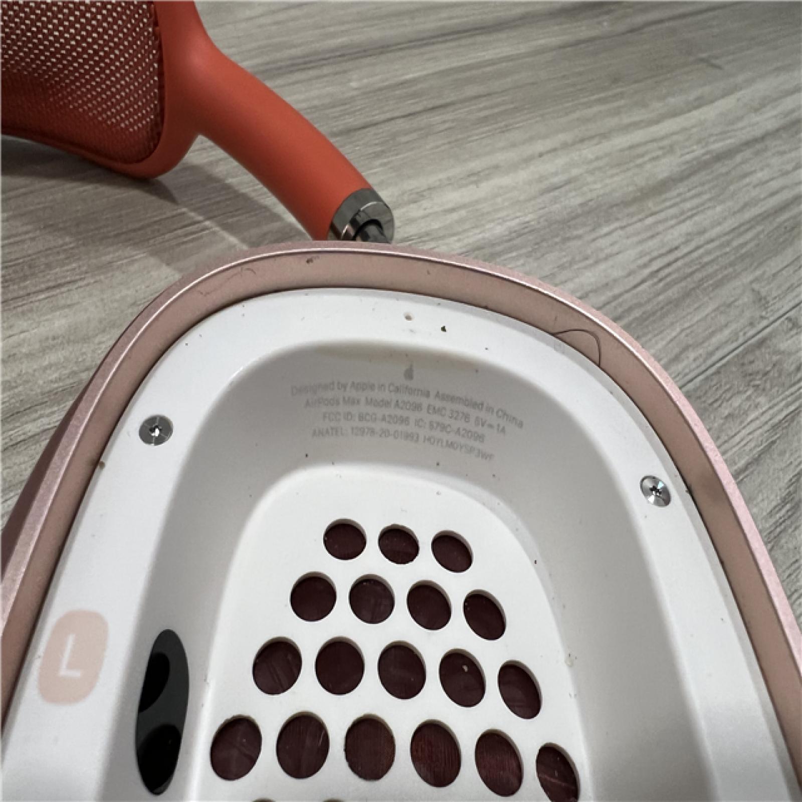 AS-IS Apple Airpods Max Pink Red Bluetooth Noise Cancelling Over-ear