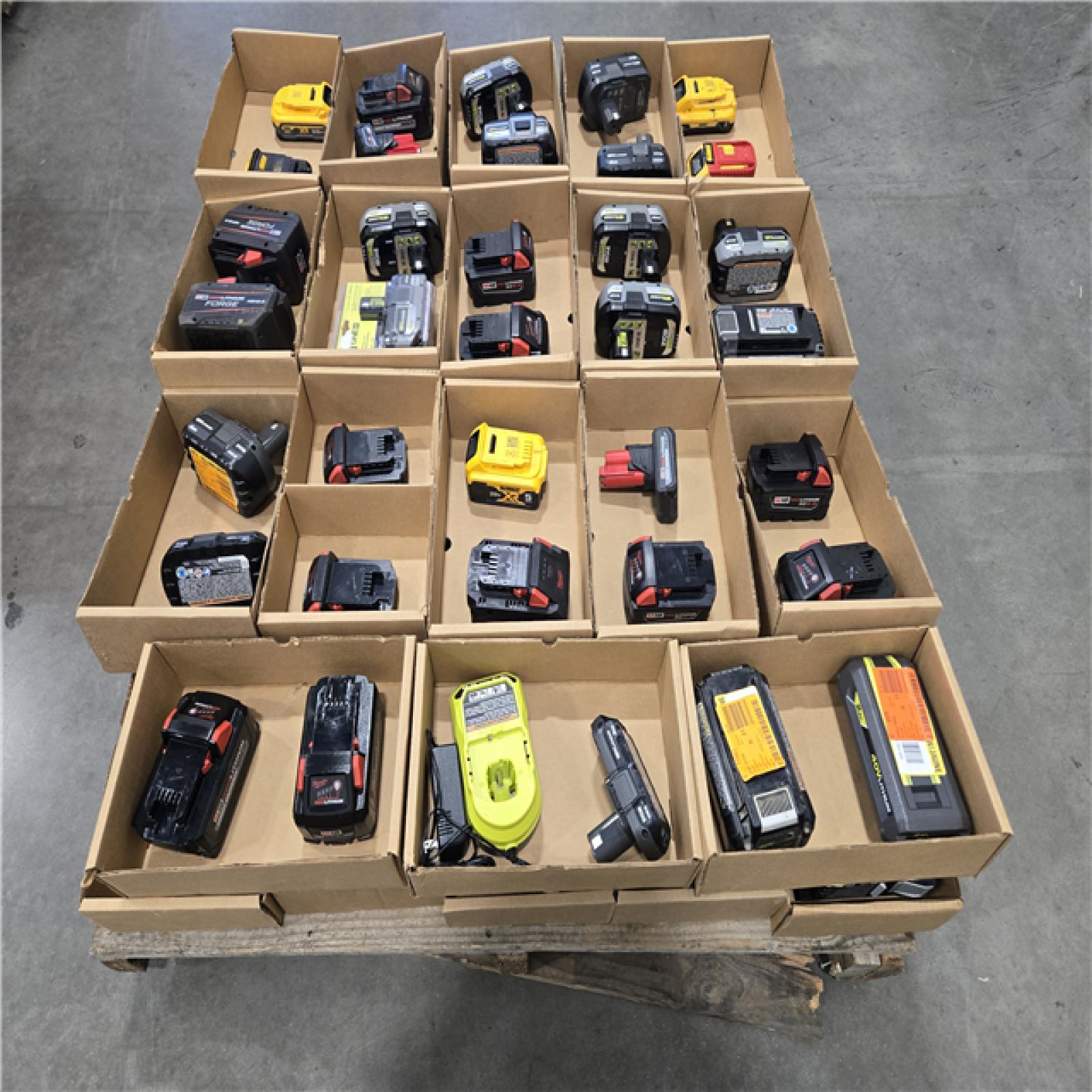 DALLAS LOCATION AS-IS- BATTERY PALLET