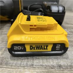 AS-IS DEWALT 20V MAX XR 16-Gauge Electric Cordless Angled Finishing Nailer Kit