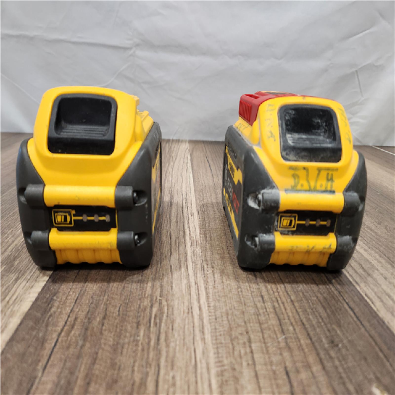 AS-IS - DEWALT FLEXVOLT 20V/60V MAX Lithium-Ion 6.0Ah Battery Pack (2 Pack)