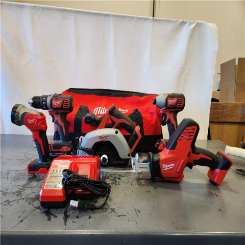 AS-IS- Milwaukee 18V Lithium-Ion Cordless Combo Kit
