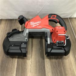 AS-IS Milwaukee FUEL 18V Lithium-Ion Brushless Cordless Deep Cut Band Saw (Tool-Only)