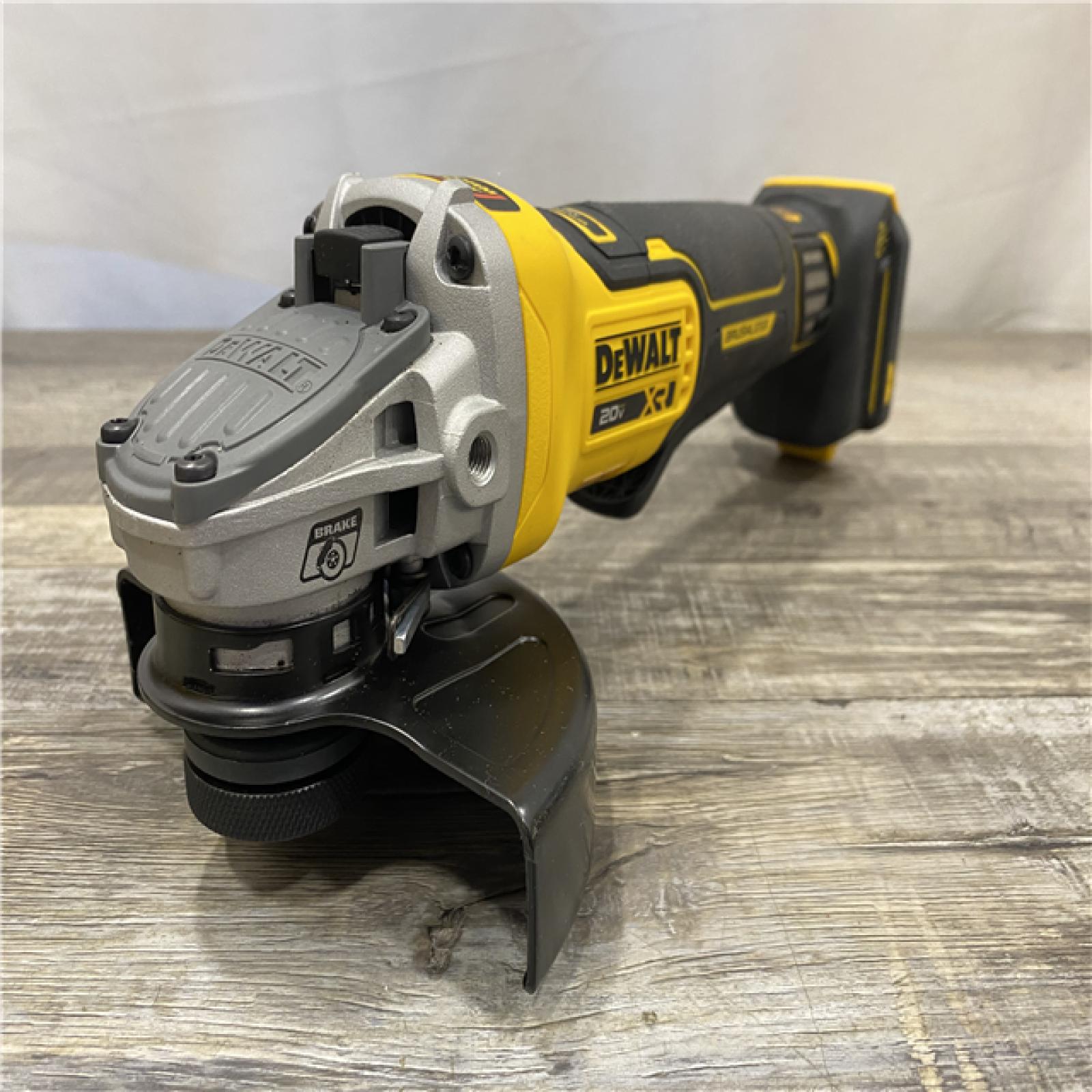 AS-IS DEWALT 20V XR Cordless 4-1/2. in. to 5 in. Variable Speed Angle Grinder (Tool Only)