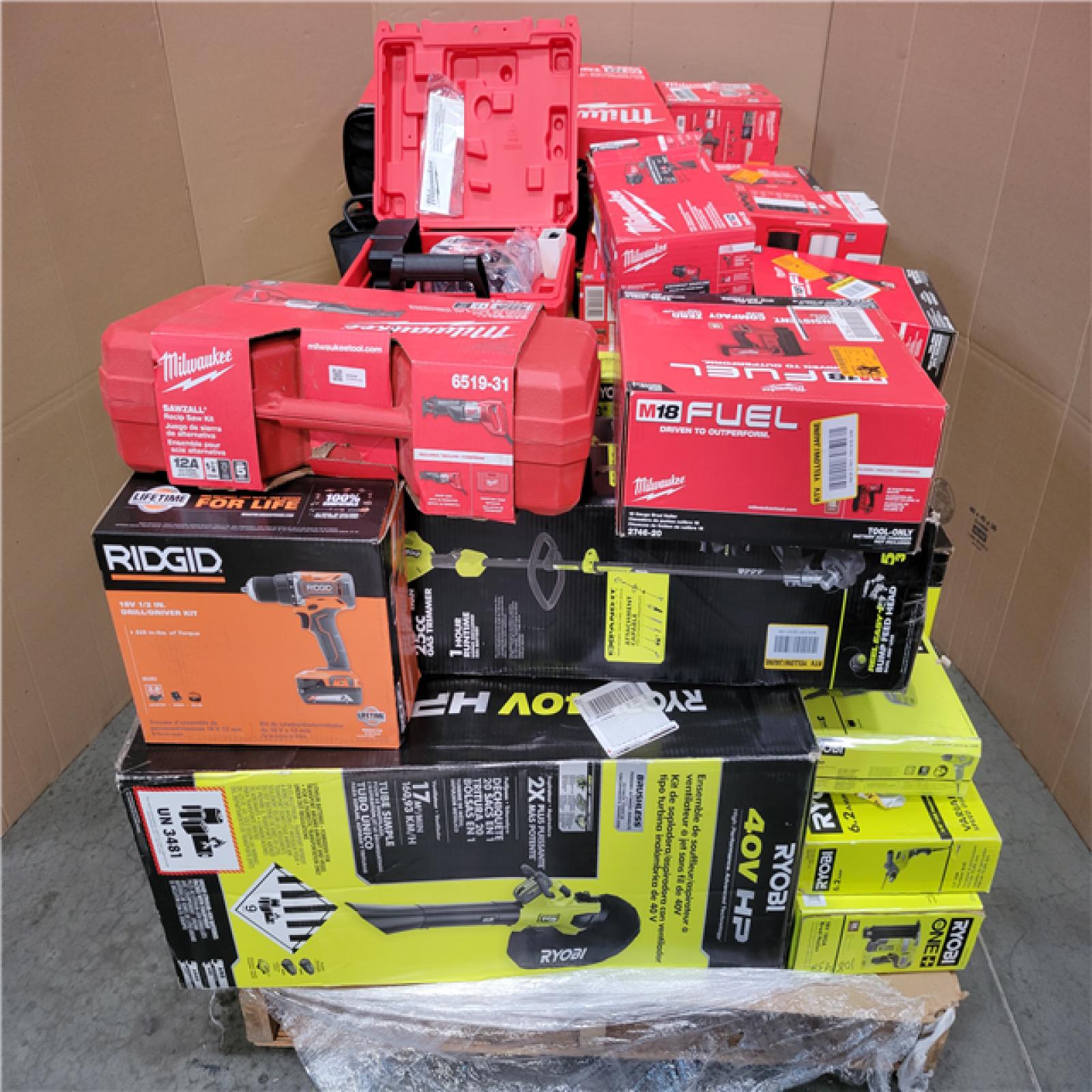 CALIFORNIA AS-IS TOOL PALLET