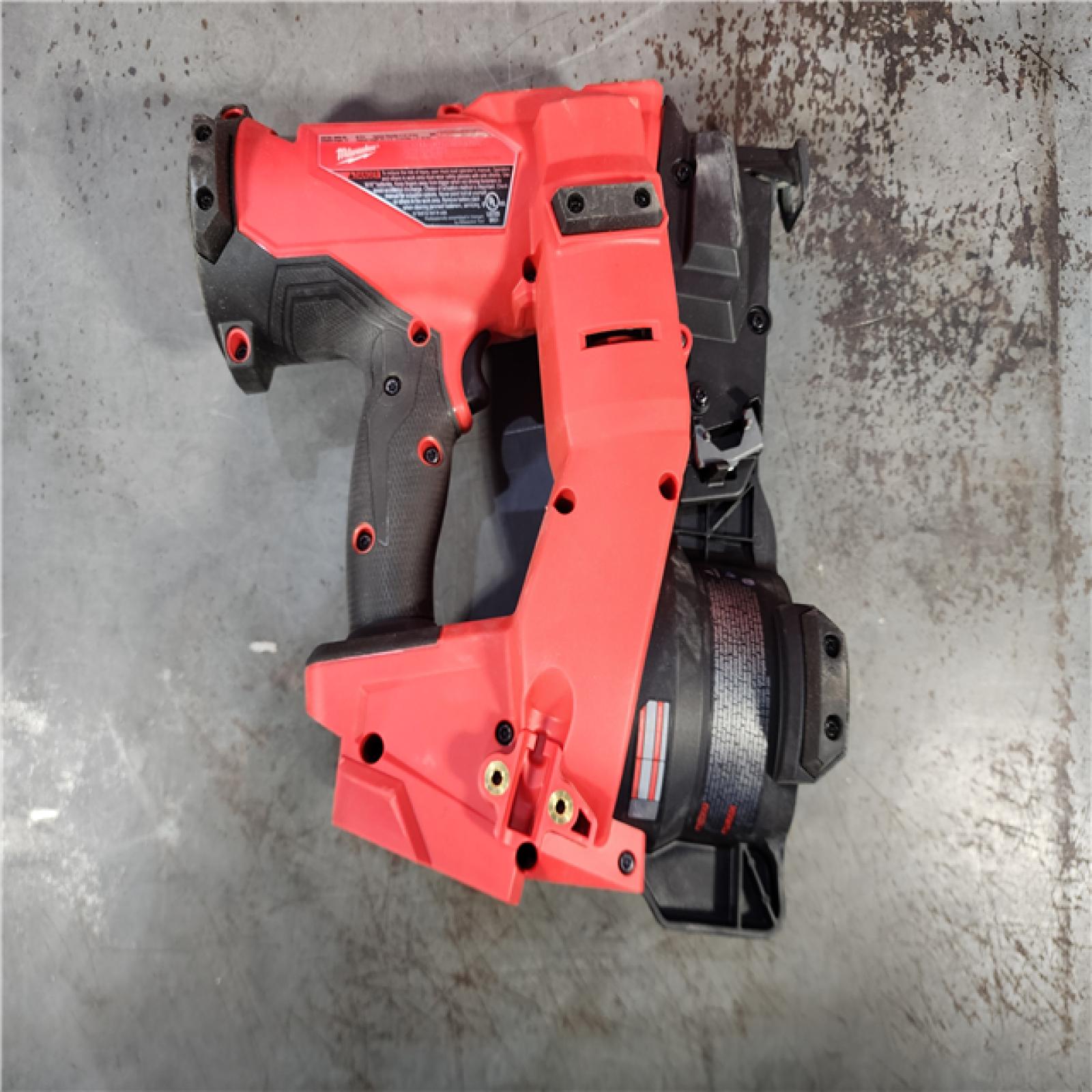 HOUSTON LOCATION - AS-IS M18 FUEL 18-Volt Lithium-Ion Brushless Cordless Coil Roofing Nailer (Tool Only)