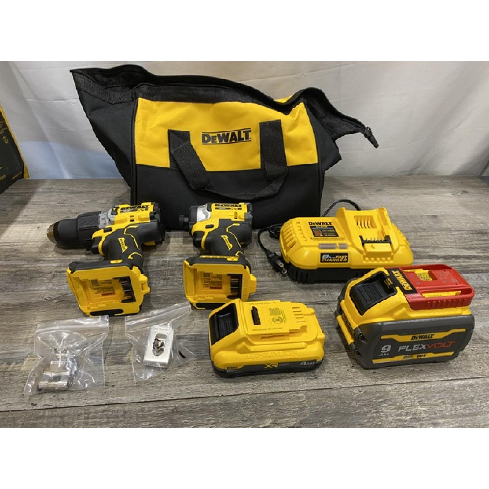 AS-IS DEWALT 20V Lithium-Ion Cordless 2-Tool Combo Kit