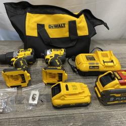 AS-IS DEWALT 20V Lithium-Ion Cordless 2-Tool Combo Kit