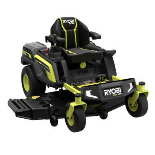 DALLAS LOCATION- AS-IS RYOBI 80V HP 54 ELECTRIC ZERO TURN RIDING MOWER