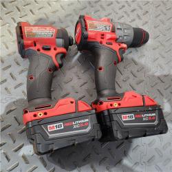 HOUSTON Location-AS-IS-Milwaukee M18 FUEL 18 V Cordless Brushless 2 Tool Combo Kit APPEARS IN GOOD Condition