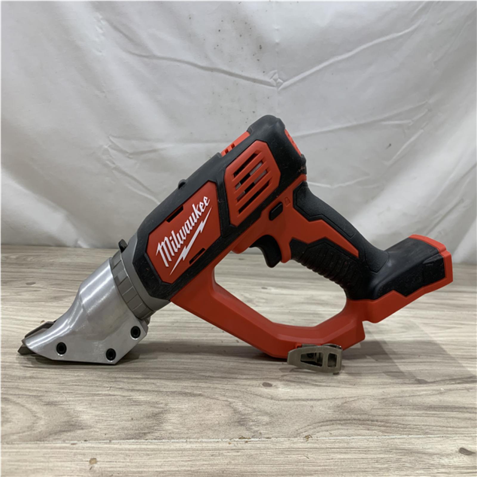 AS-IS Milwaukee 18-Volt Lithium-Ion Cordless 18-Gauge Double Cut Metal Shear (Tool-Only)