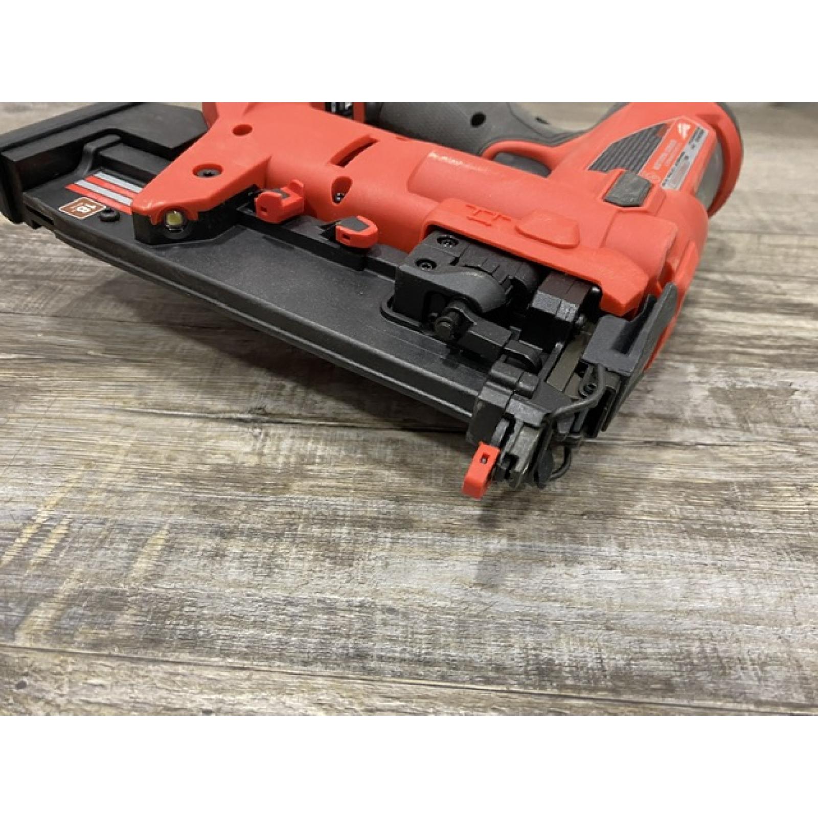 AS-IS Milwaukee FUEL 12-Volt Lithium-Ion Brushless Cordless 18-Gauge 1-1/2 in. Compact Brad Nailer (Tool Only)