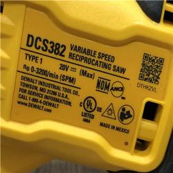 AS-IS DEWALT 20V MAX Cordless Brushless Reciprocating Saw (Tool Only)