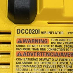 AS-IS DEWALT 20V MAX Cordless Electric Portable Inflator (Tool Only)