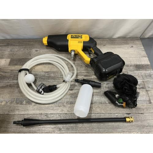 AS-IS DEWALT 20V MAX 550 PSI 1.0 GPM Cold Water Cordless Power Cleaner with 4-Nozzles (Tool Only)