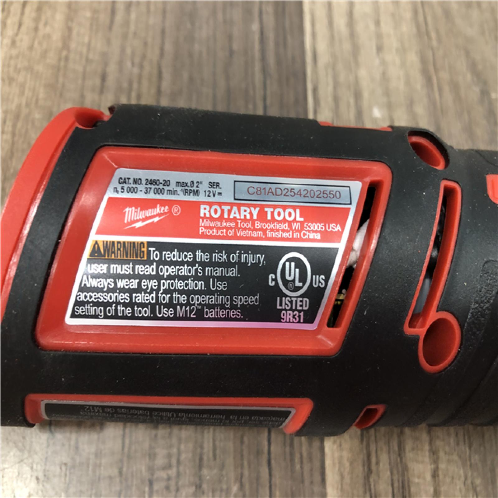 AS-IS Milwaukee M12 12V Lithium-Ion Cordless Rotary Tool (Tool-Only)