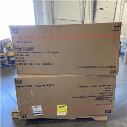 DALLAS LOCATION - Home Accents Holiday 12 ft. Grave & Bones Giant-Sized Skelly with LifeEyes™ LCD Eyes H5 - (2 UNITS)