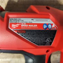 HOUSTON LOCATION - AS-IS Milwaukee FUEL 18-Volt Lithium-Ion Brushless Cordless Gen II 18-Gauge Brad Nailer (Tool-Only)
