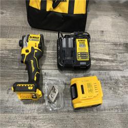 AS-IS DEWALT ATOMIC 20V MAX Lithium-Ion Cordless 1/4 in. Brushless Impact Driver Kit