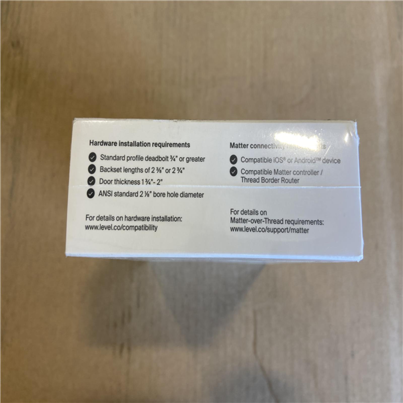 NEW! - Level Bolt (Matter)-Make Your Deadbolt Smart Keep Your Keys  Matter-Over-Thread  Works with Apple  Alexa  Google  Smart Things