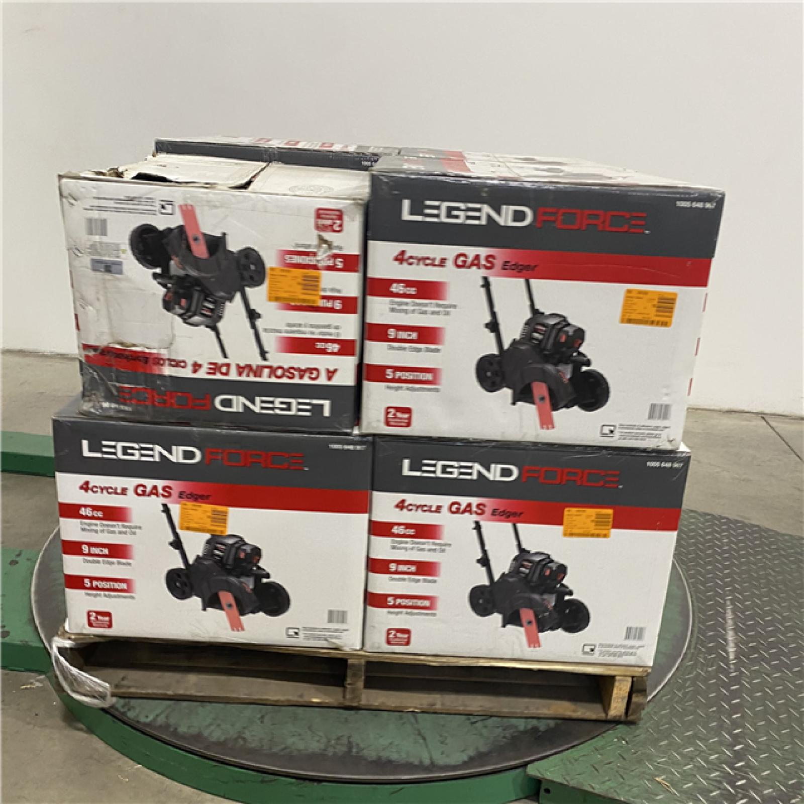 Dallas Location - As-Is Legend Force 46 cc Gas Powered 4-Stroke Walk Behind Edger(Lot Of 8)