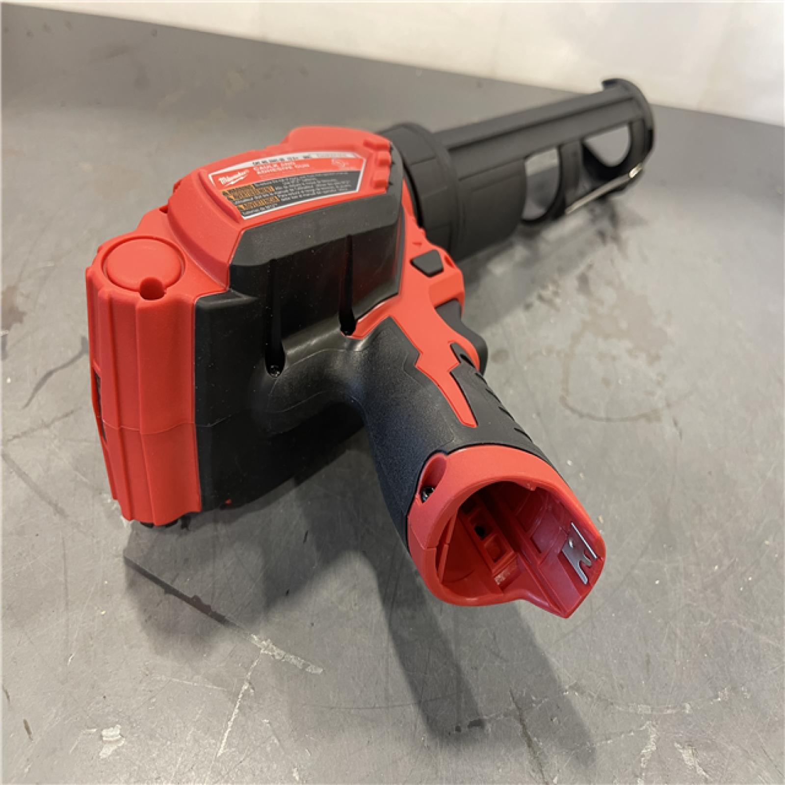 AS-IS - Milwaukee M12 12V Lithium-Ion Cordless 10 oz. Adhesive and Caulk Gun