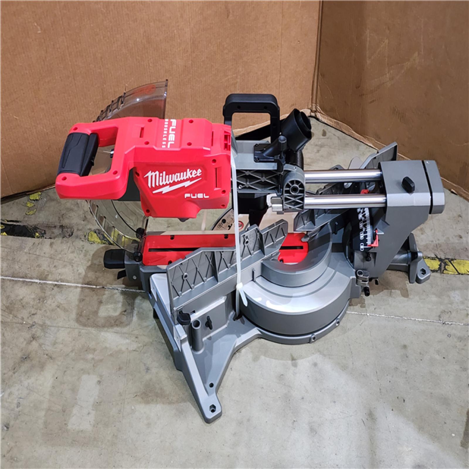 HOUSTON LOCATION - AS-IS (APPEARS LIKE NEW) M18 FUEL 18V Lithium-Ion Brushless Cordless 12 in. Dual Bevel Sliding Compound Miter Saw (Tool-Only)