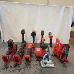 AS-IS- Milwaukee 18-Volt Lithium-Ion Cordless (9-Tool) Combo Kit