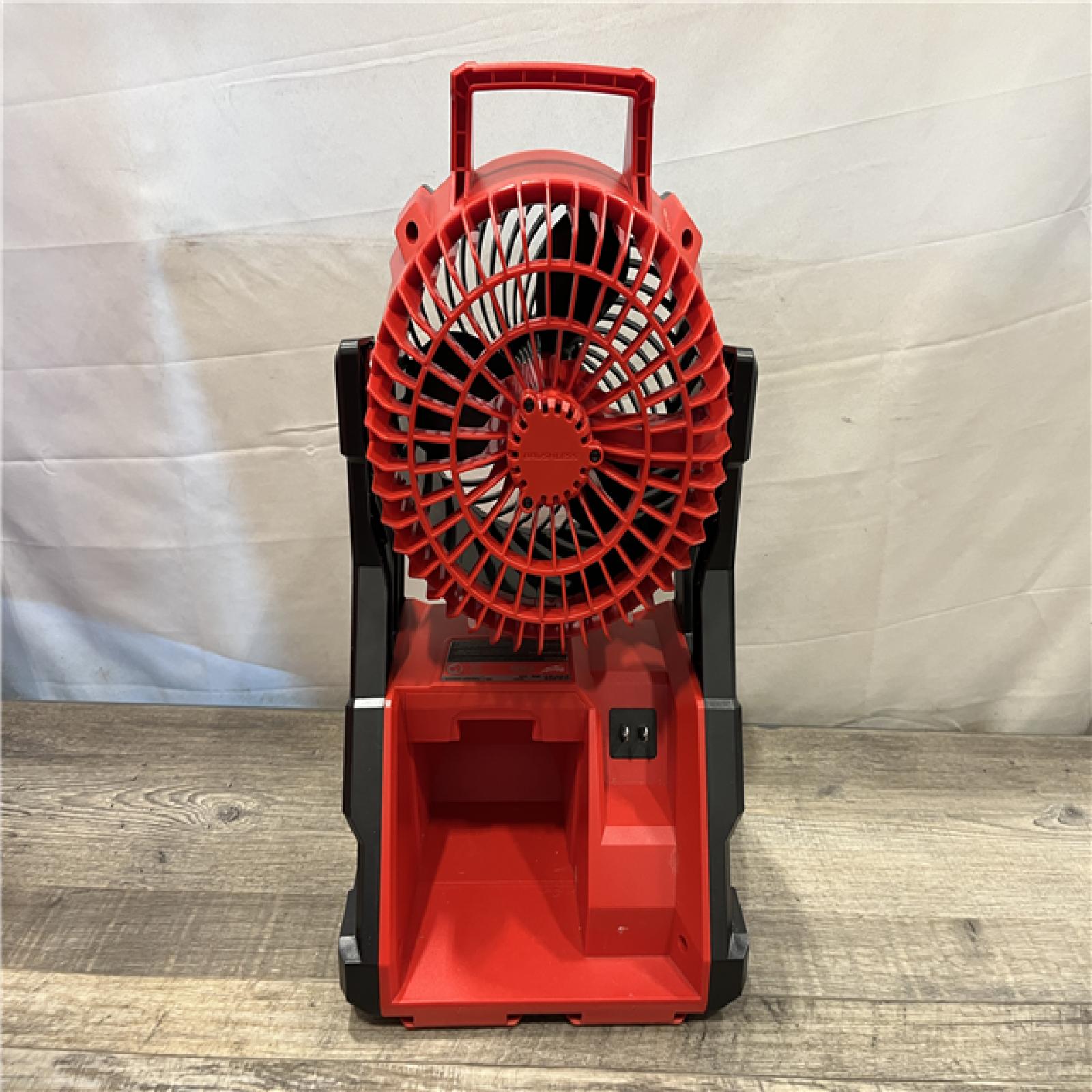 AS-IS Milwaukee 18-Volt Lithium-Ion Brushless Cordless PACKOUT Jobsite Fan (Tool-Only)