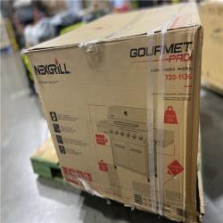 DALLAS LOCATION - Nexgrill Gourmet Pro 6-Burner Stainless Steel Propane Gas Grill with Searing Side Burner and Griddle Max Insert