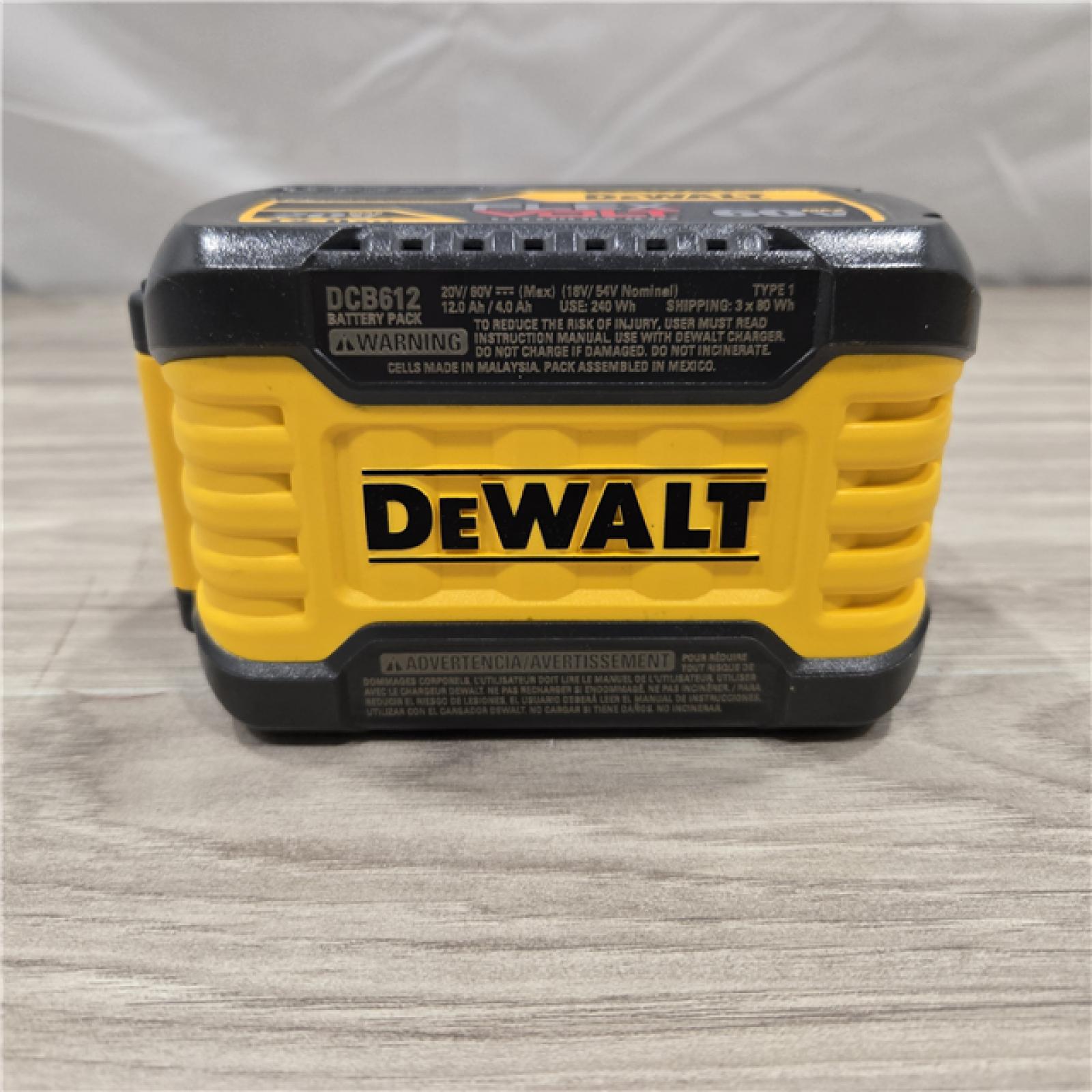 AS-IS DEWALT FLEXVOLT 20V/60V MAX 12.0 Ah Battery - DCB612